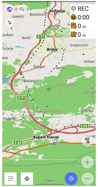 route line