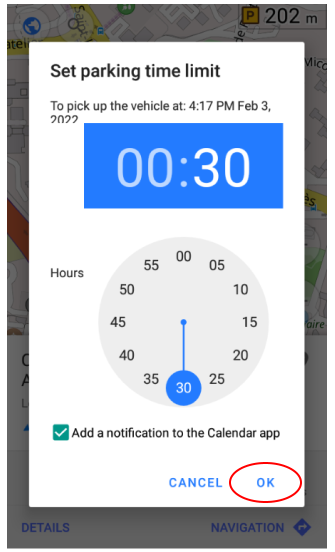 Set time limits in Android