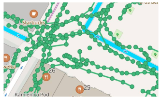 Mapillary plugin points on the map iOS