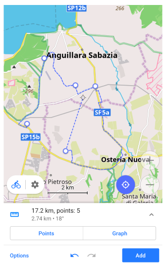 Plan route Android