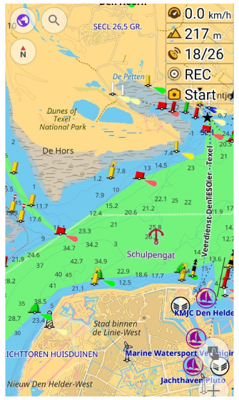Nautical plugin maps view Android