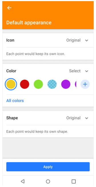 Funciones de la carpeta de favoritos android