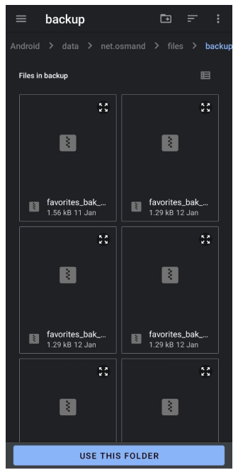 Sauvegarde automatique des favoris Android