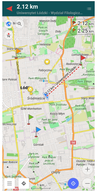 Différence navigation par marqueurs Android
