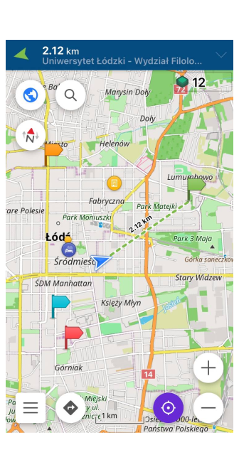 Différence navigation par marqueurs iOS 1