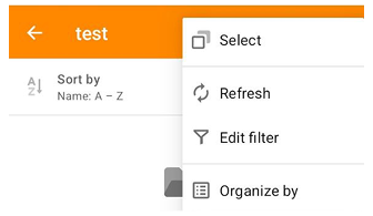 Gestion des Dossiers intelligents de Mes lieux Android