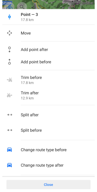 Planifier un itinéraire android