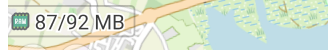 Widgets de vitesse moyenne