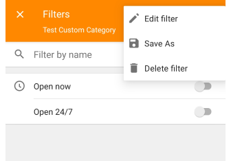 Supprimer POI personnalisé Android