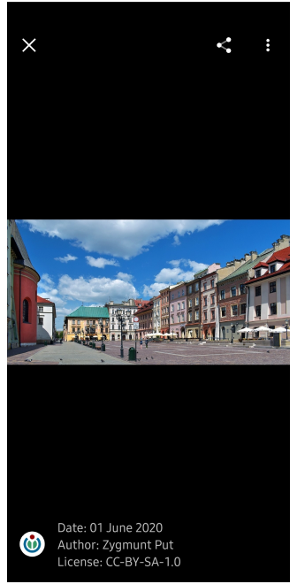 Menu Galerie – Android