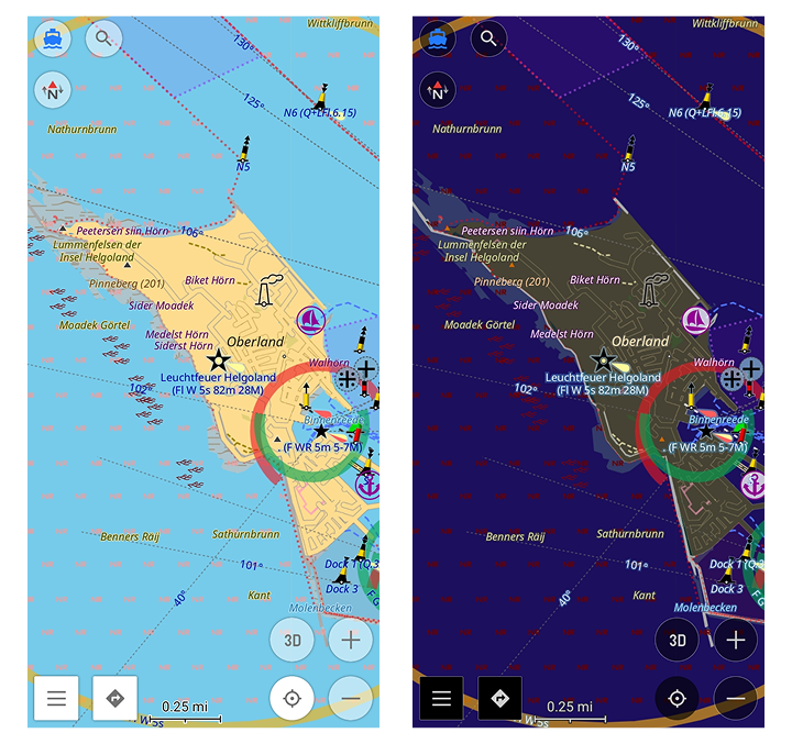 Style de carte Marine