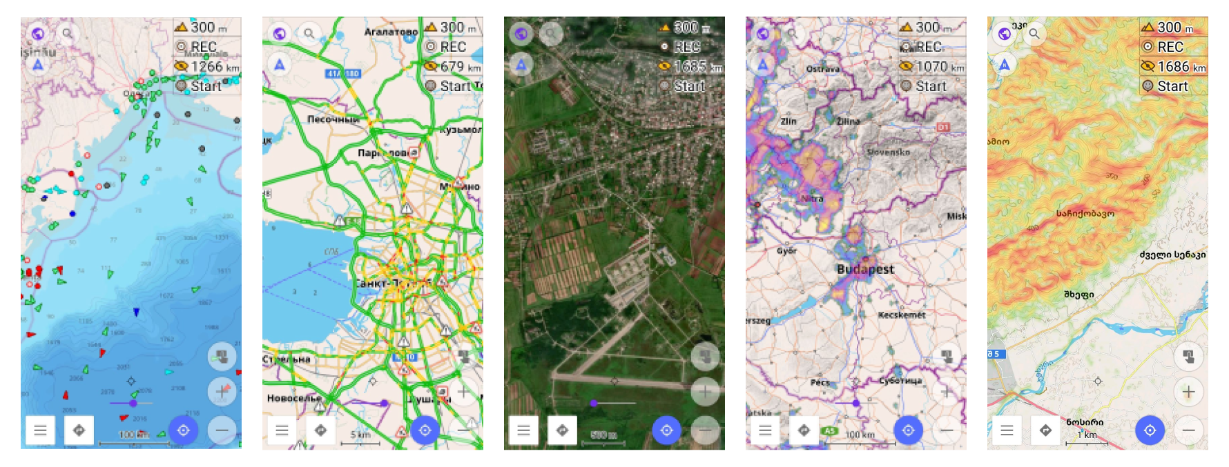 Aperçu des cartes en ligne