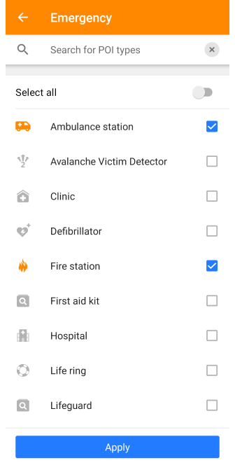Recherche personnalisée Android