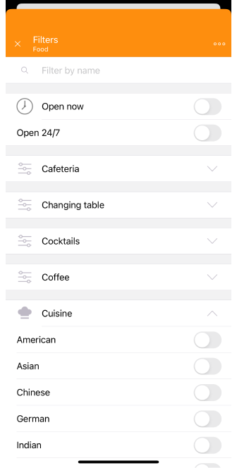 Rechercher des POI iOS