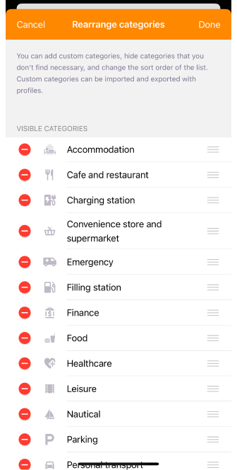Rechercher des POI iOS