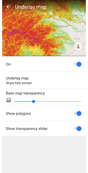 Configurer la sous-couche / superposition Android