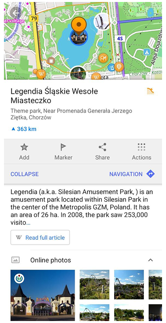 French Wikipedia POI in English