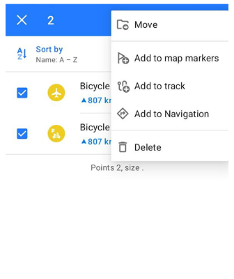 Akcja usuwania ulubionych android
