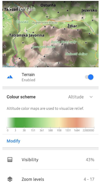 Paleta de cores