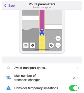 Максимальна кількість змін транспорту